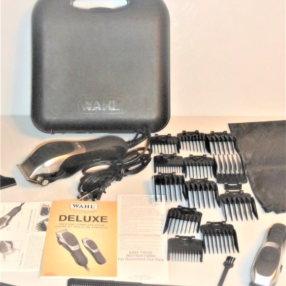 Wahl DELUXE Electric Haircutting & TRIMMING KIT Men's Shaver Beard Trimmer - Picture 1 of 14